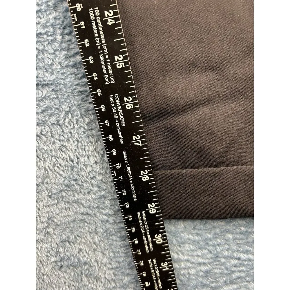 Brooks Brothers Men's 44x39 Black 100% Wool Pleated Cuffed Dress Pants Trousers